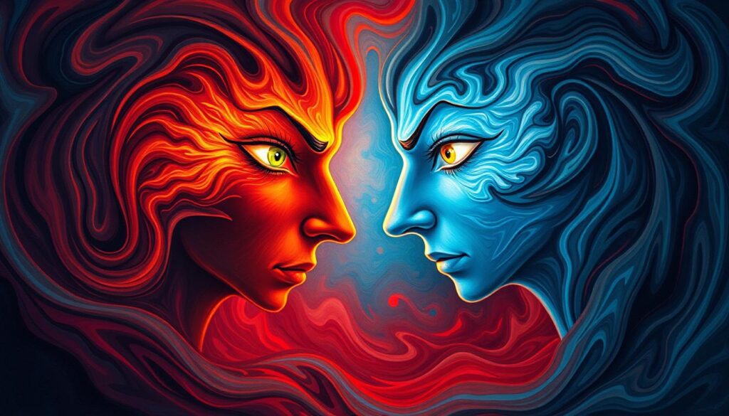 Eye contact manipulation, influence through gaze, psychological tricks