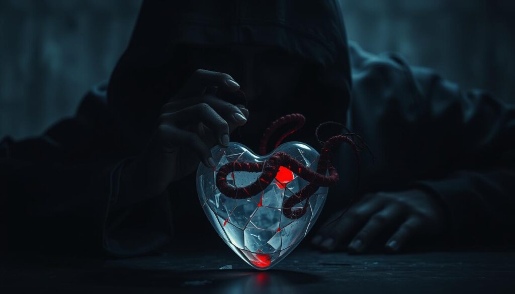 Fear in manipulation, toxic relationships, psychological abuse